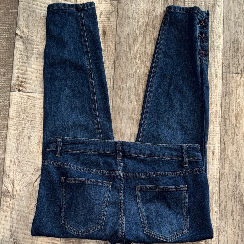 Christopher & Banks Dark Blue Skinny Jeans- size 4